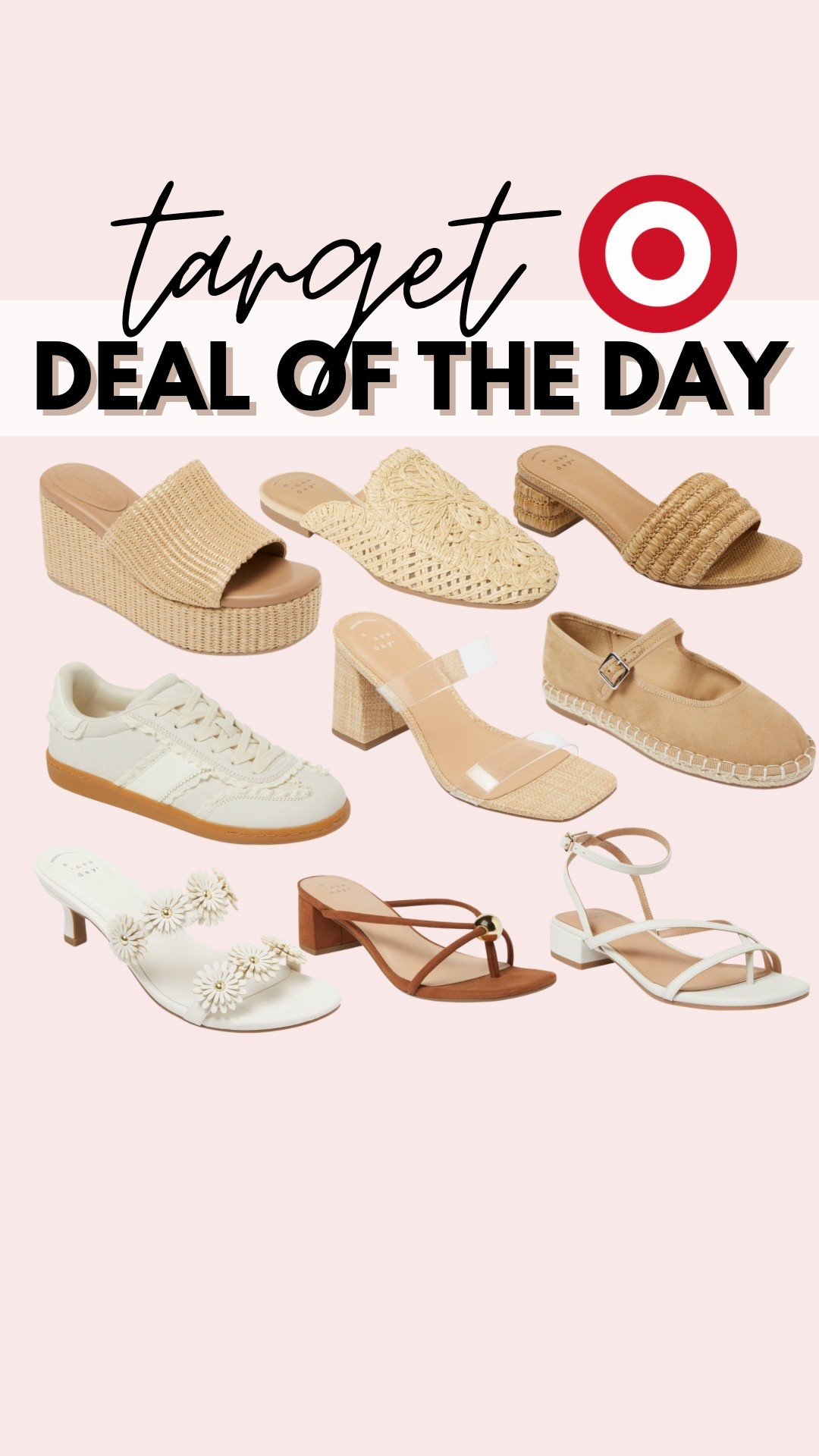 Target Deal of The Day
Target Sandals 40% off
Spring shoes
Spring outfit 
Easter outfit 
Sandals
Heels
Wedges 

#LTKWorkwear #LTKTravel #LTKSaleAlert