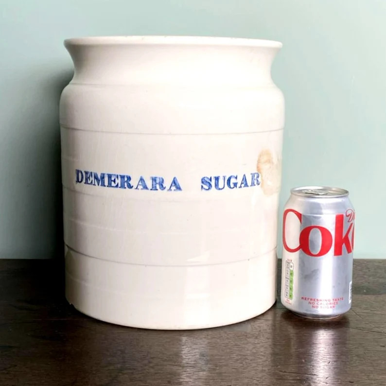 Large White Antique English Ironstone Storage Jar, Farmhouse Kitchen Decor - Etsy UK | Etsy (UK)