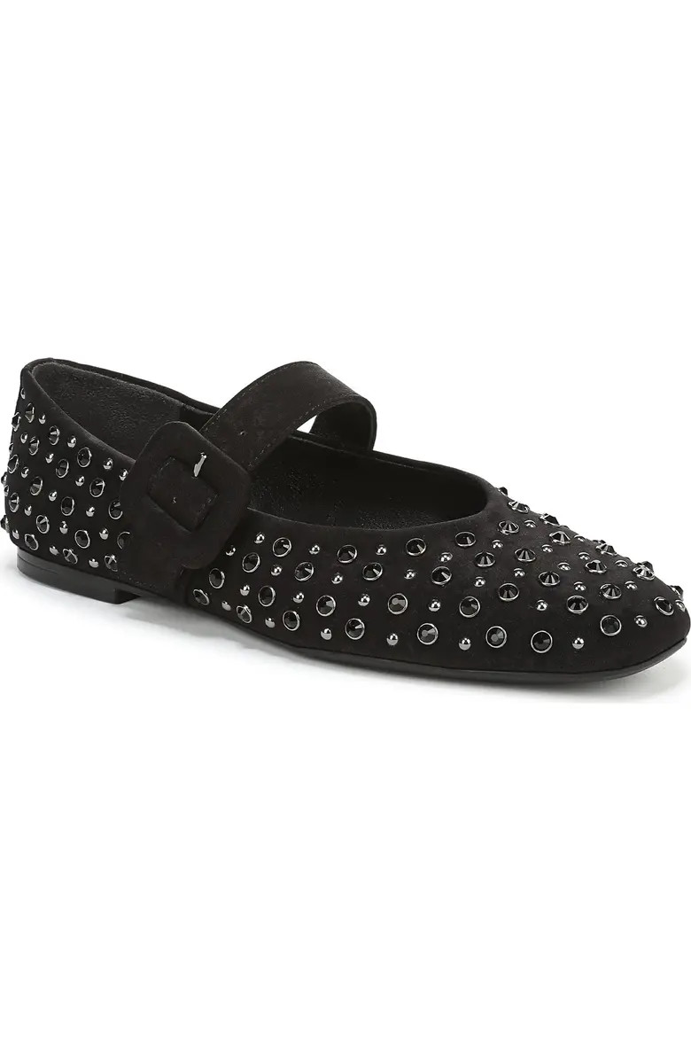 Blaire Studded Mary Jane Flat (Women) | Nordstrom