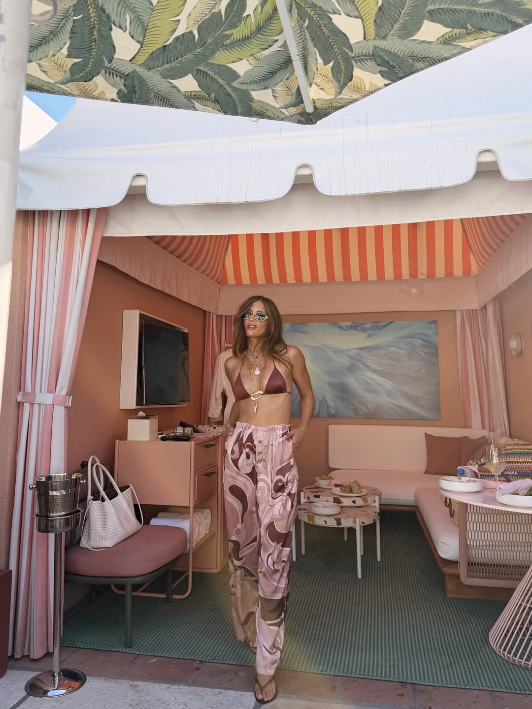 Staycation with my OG girls💗 Cin Cin pants, a Tropic of C bikini, and layered necklaces that make the whole look feel even more beachy and elevated.

summer style
vacation outfit
beach look
resort wear
tropical getaway
coastal accessories
layered necklaces
vacation fashion 

 #LTKootd #LTKSwim #LTKTravel