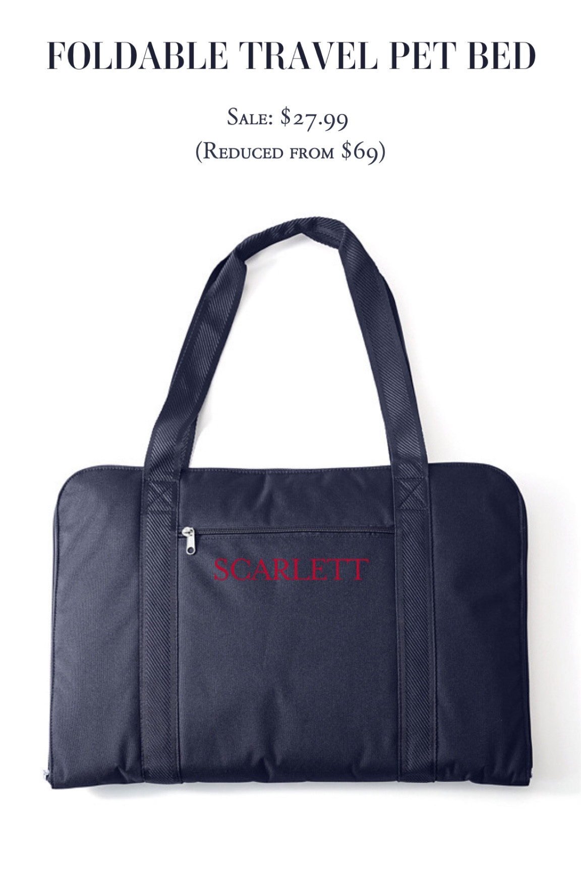 Mark & Graham is On Sale!
20% - 70% Off! 
Use Code: WEEKEND
✈️ Travel in Style! Navy blue vegan leather items. 
▫️ Monogram for an extra $12! ▫️

Featured Products:

1. Foldable Travel Pet Bed
✨ LIMITED TIME OFFER ✨
🏷️ SALE $27.99 - (Reduced from $69). Take your favorite companion on the go. Cozy, shearling interior & a front zipper pocket for extra storage. 🐶

2. Vegan Leather Foil Debossed Pouch
✨ LIMITED TIME OFFER ✨
🏷️ SALE $34.99 - (Reduced from $49). Clean & classic with a modern edge. All-purpose pouch is the ultimate everyday accessory. Oversized gold zipper closure to safely stow your makeup and more!

#LTKtravel #LTKsalealert #LTKFind