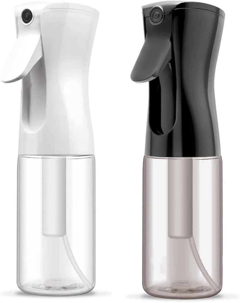 ELEMSY Spray Bottle For Hair (2 Pack 6.8 OZ) Continuous Mister Empty Spray Bottles, Ultra Fine Mi... | Amazon (US)