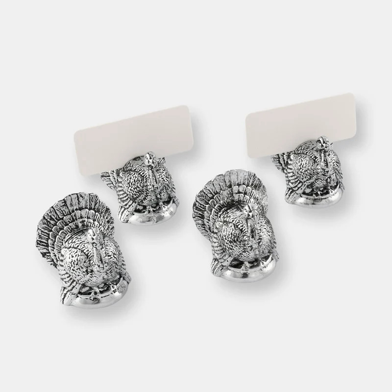 Arthur Court Designs Turkey Placecard Holder | Verishop