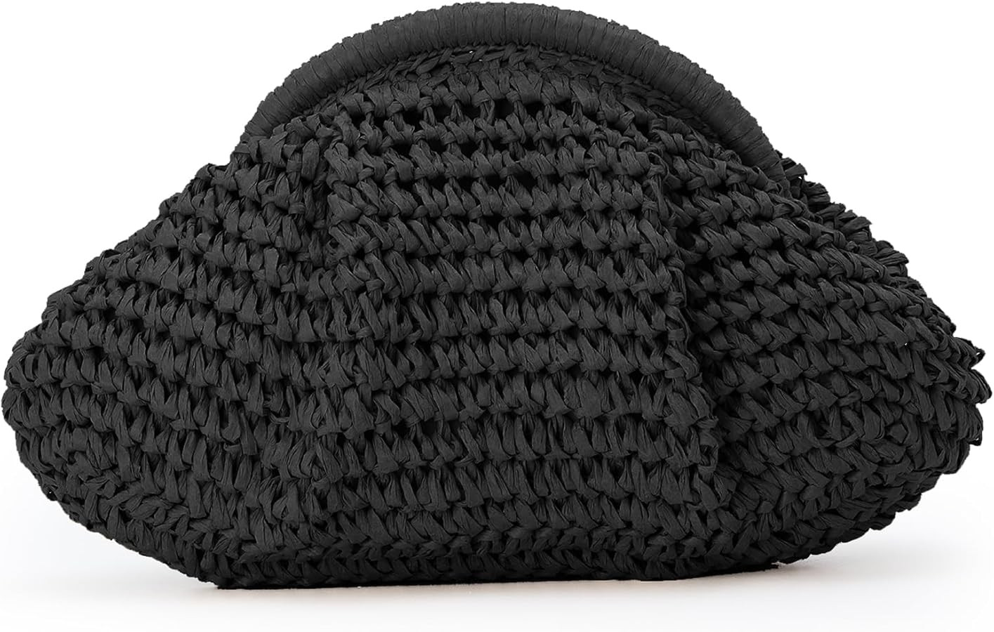 Emprier Dumpling Straw Clutch Purse for Women Cloud Purse Crossbody Shoulder Handbag Summer Beach... | Amazon (US)
