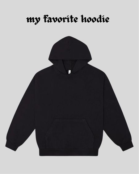 The best hoodie ever. My absolutely favorite. I loveeee the fit of it and the material. The black is more of a vintage charcoal with wash which I really like! I wear a size M bc I like a  ore oversized fit. I’m very passionate about this hoodie lol

#LTKstyletip #LTKMostLoved #LTKSeasonal