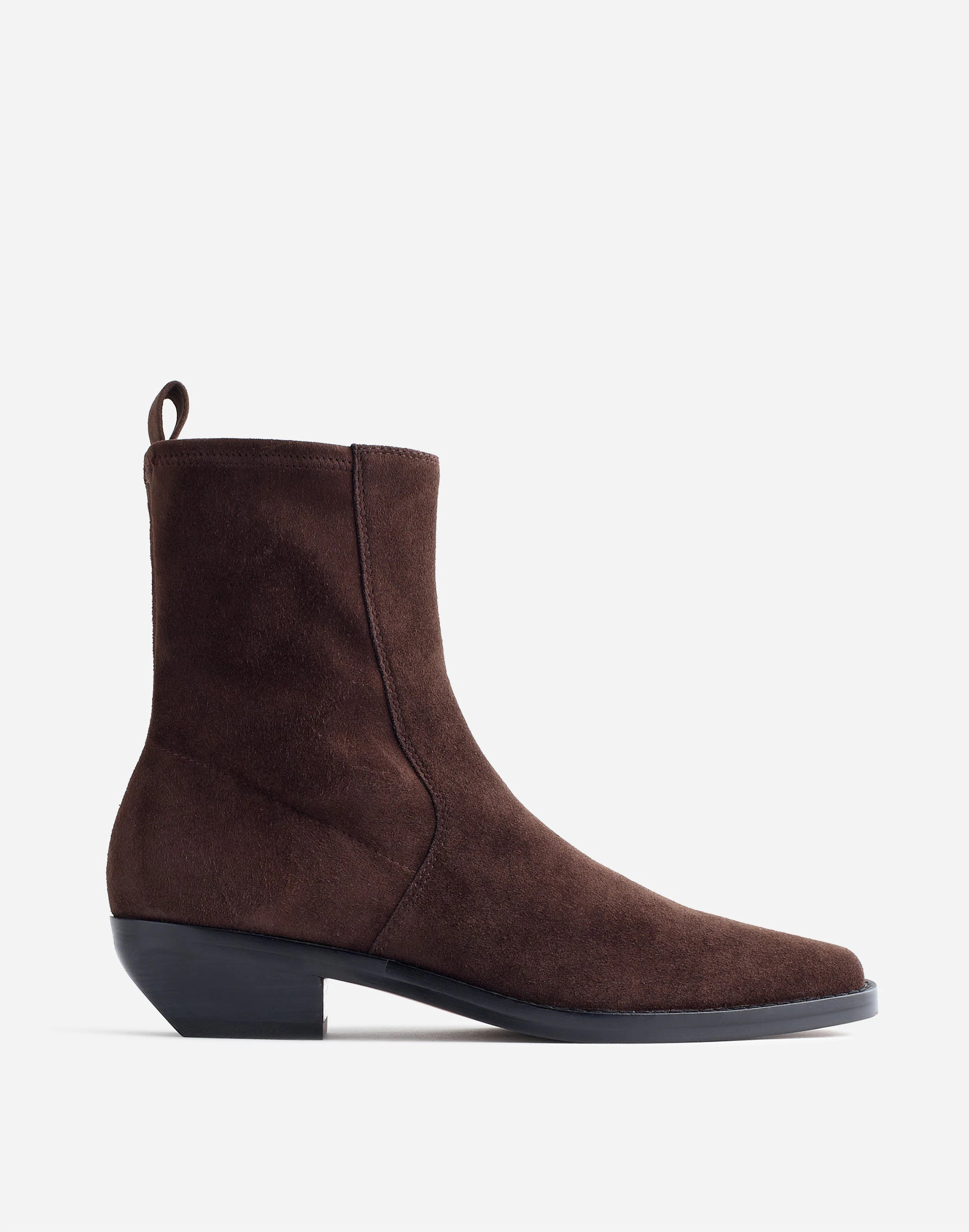 The Idris Ankle Boot in Suede | Madewell | Madewell