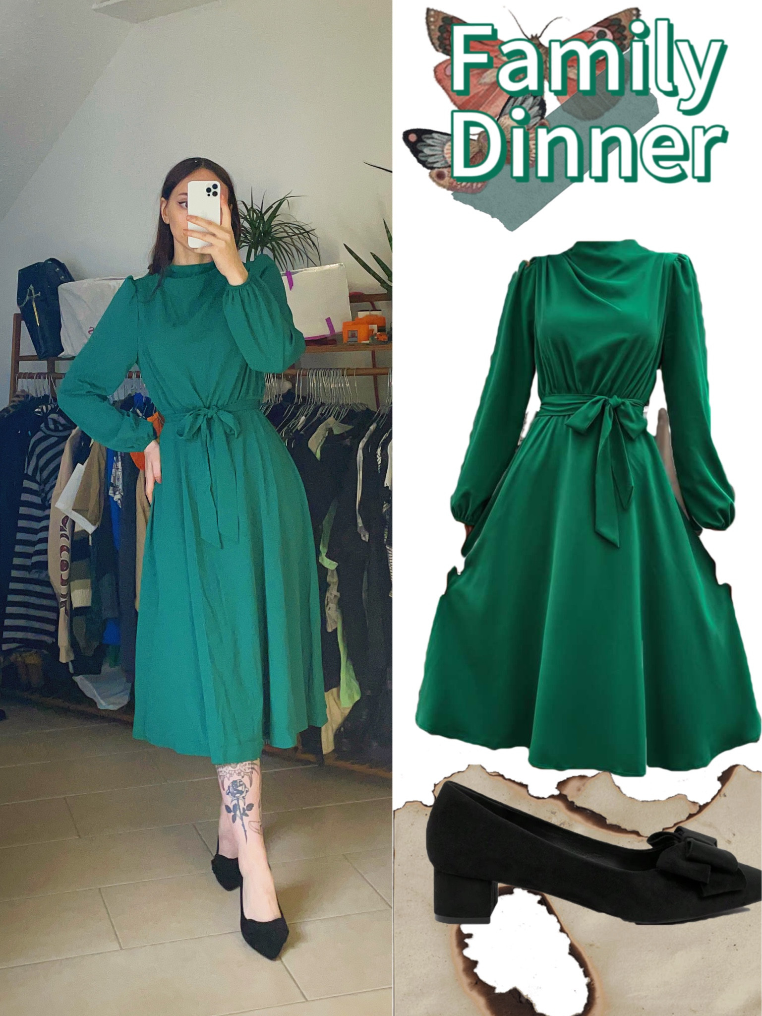 Family Dinner Christmas Dress in Green 

#LTKSeasonal #LTKHoliday #LTKstyletip