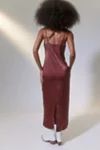 UO Mallory Satin Maxi Dress | Urban Outfitters (US and RoW)