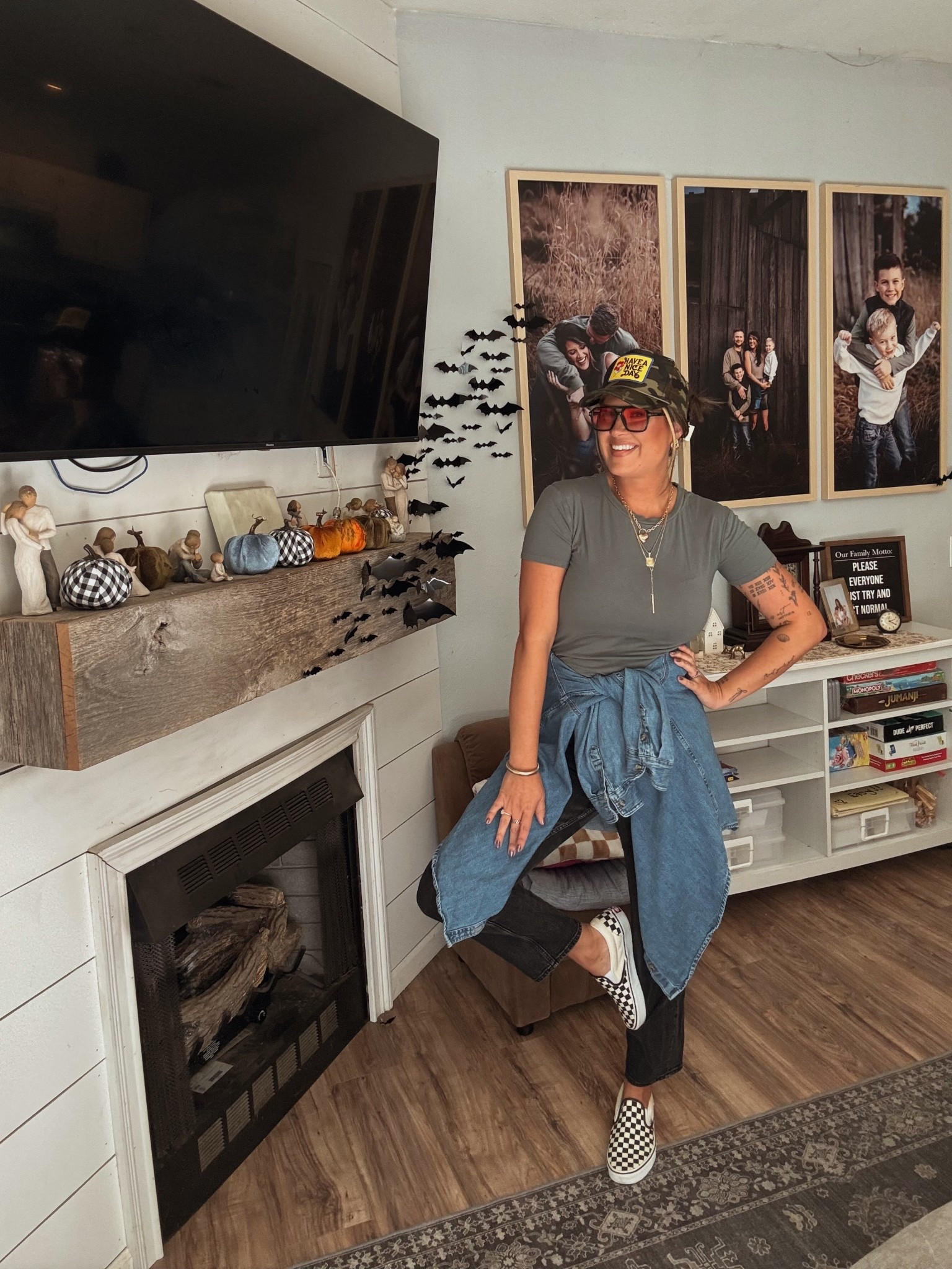 Back at it rambling again because apparently short winded isn’t my strong suit 😂 (but we already knew that)
Here’s what I threw on today :
checkered Vans, camo hat… mixing prints like I mix my life choices. Somehow it all still works??👌🏼💋
Jeans are a 31/12 - I’m usually a size 12 but up a little right now, these still fit though and honestly give a lil extra snatching, so we’re calling that a win 🙌
True-size 11 in the Vans, large in the tee (Amazon 5-pack… elite🙌🏼), denim shirt I went up one to an XL for that comfy-but-cute vibe.

I Linked everything (plus a few similar ones) for the girlies who want to be simple but refuse to be boring 🤎
And I can’t say it enough… just feeling super thankful for you guys lately!! Thanks for listening to me ramble, keeping up with my hot-mess-ness, and for being part of this community !! Y’all are my favorite kind of chaos 💋




#LTKStyleTip #LTKTall #LTKFindsUnder50