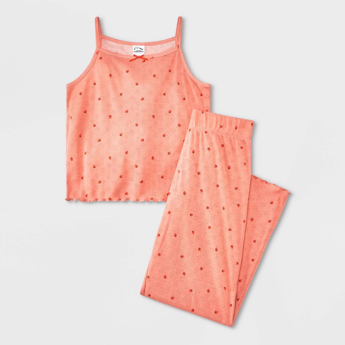 Girls' Pointelle Tank And Pant Pajama Set - art class™ | Target