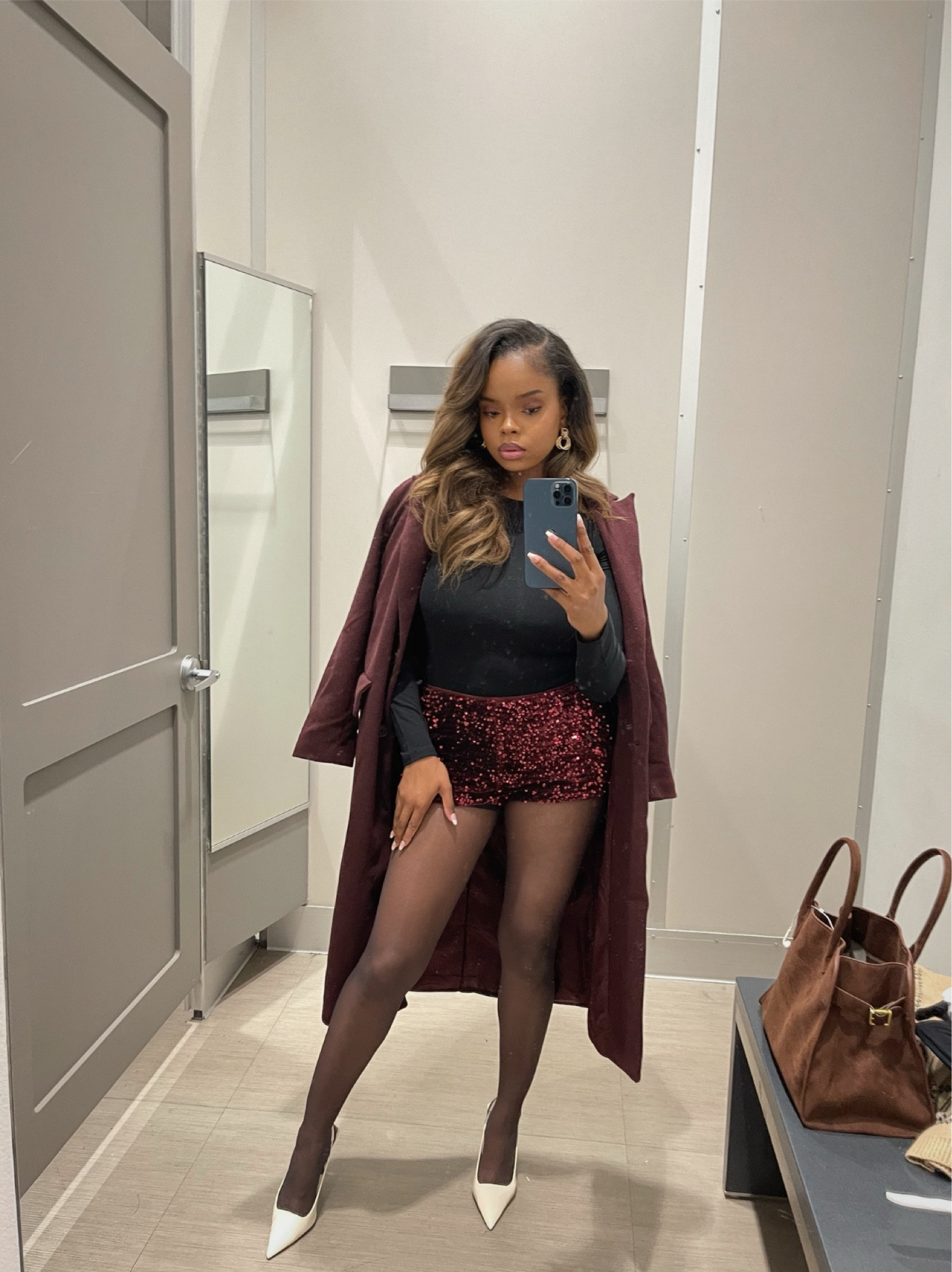 Shorts fit true to size. 
I am wearing a size medium  