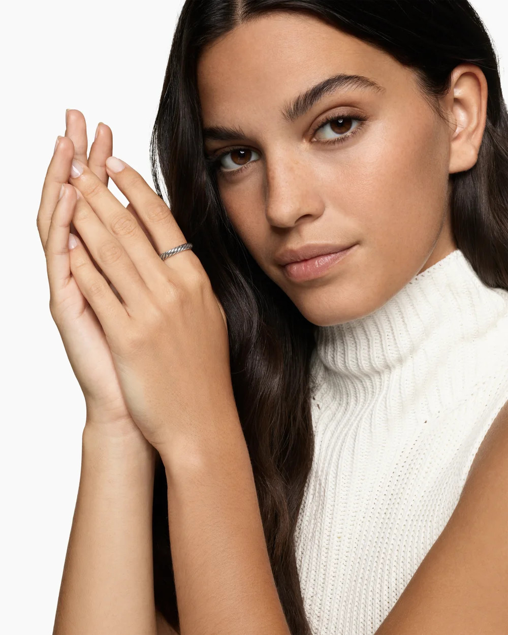 David Yurman | Cable Band Ring in Sterling Silver, 3.4mm | David Yurman