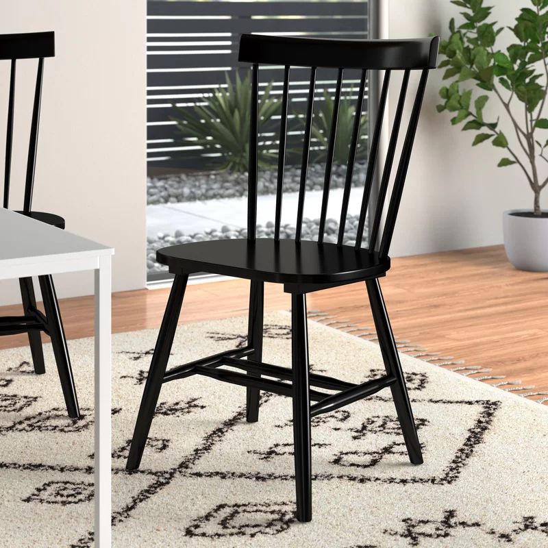 Aulii Solid Wood Slat Back Side Chair | Wayfair North America