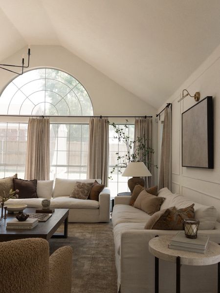 Neutral living room inspo // ATM living room views!

neutral living room, mcgee & co, amber interiors, floral pillow cover, slip covered couch, linen couch, art, pinch pleat curtains, earthy living room, earthy home inspo, coffee table styling inspo, lamp, throw pillows, etsy throw pillows, etsy finds, wayfair finds, magnolia home, magnolia home rug, magnolia home x loloi, loloi rugs 

#LTKstyletip #LTKhome