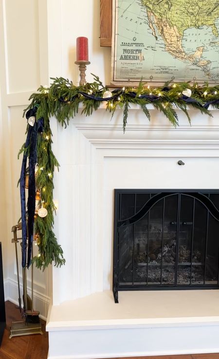 Cast stone fireplace mantle from Etsy with Norfolk pine Christmas garland on sale! #christmas #holidaydecor 

Follow my shop @JillCalo on the @shop.LTK app to shop this post and get my exclusive app-only content!

#liketkit #LTKVideo #LTKHoliday #LTKhome
@shop.ltk
https://liketk.it/4qsPX

#LTKhome #LTKSeasonal #LTKHoliday