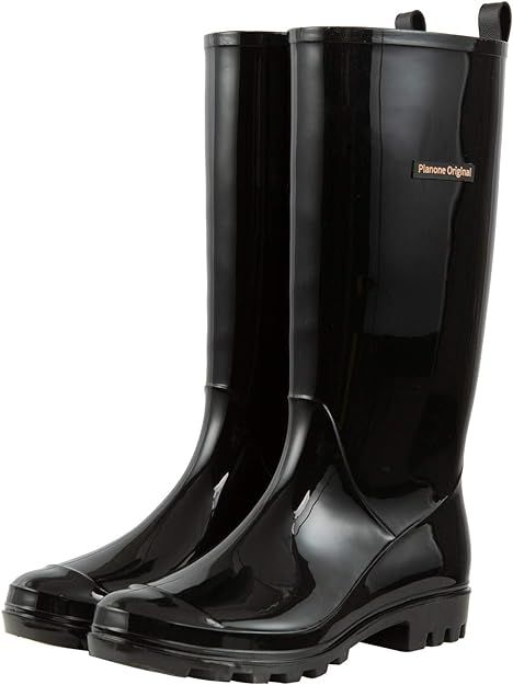 planone Tall rain Boots for Women and Waterproof Garden Shoes，Anti-Slipping Rainboots for Ladie... | Amazon (US)