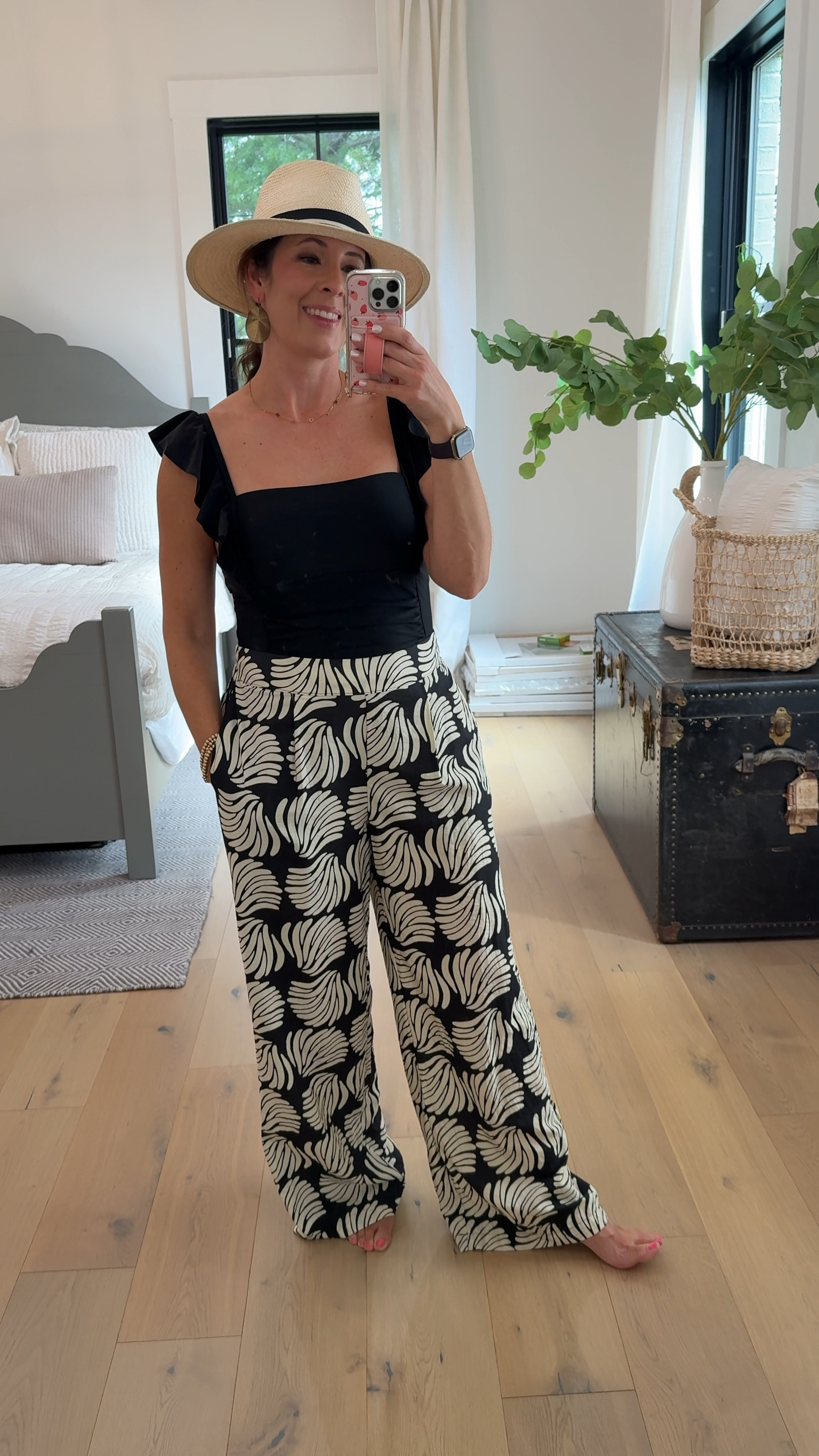 These pants are so perfect because you can dress them up or even wear them as a swim cover-up! They are so comfortable! I’m wearing a medium!

#targetfinds #target #momstyle #summerfit #swimcoverup

#LTKFindsUnder50 #LTKFamily #LTKOver40