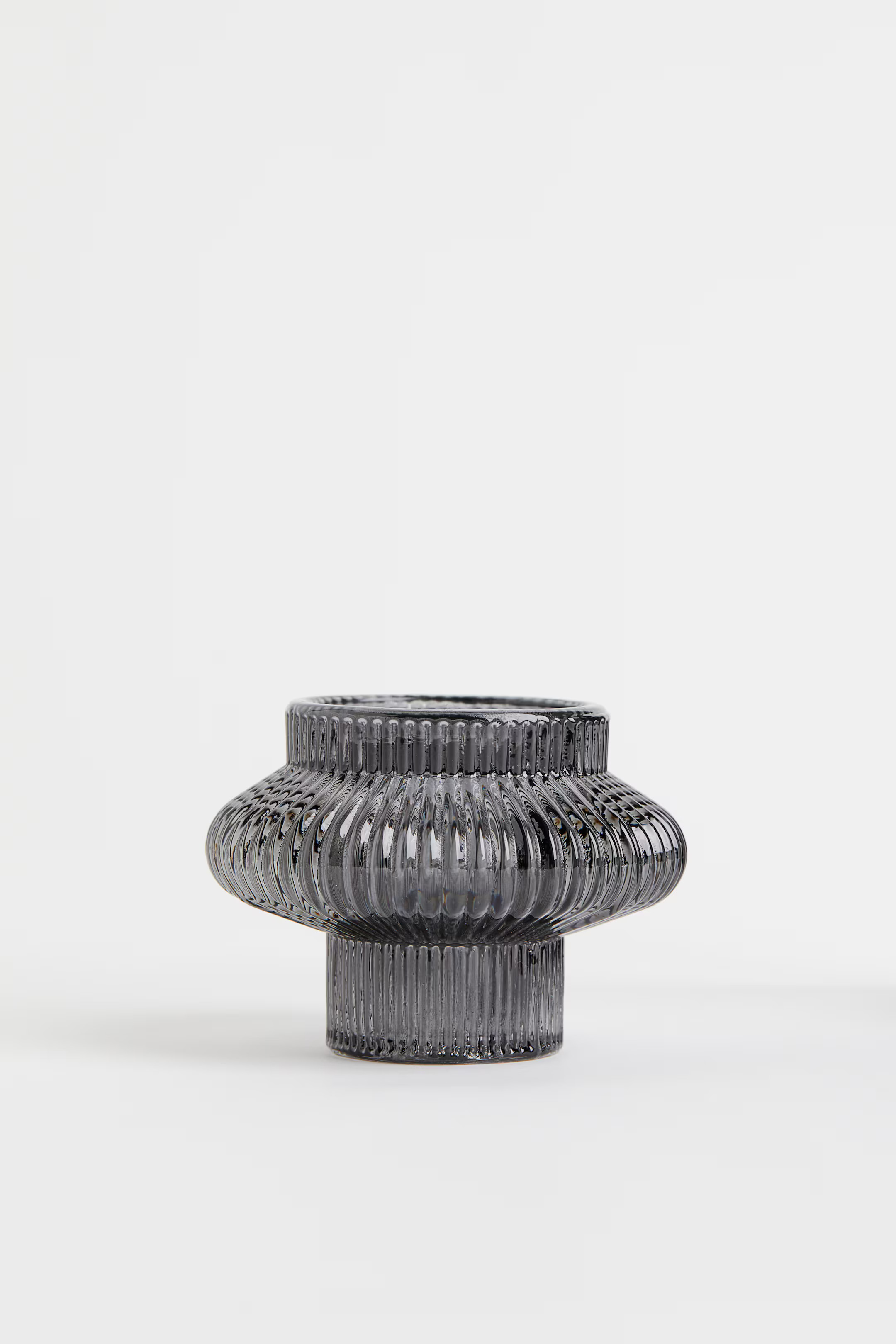 Glass Candle Lantern - Dark gray - Home All | H&M US | H&M (US + CA)