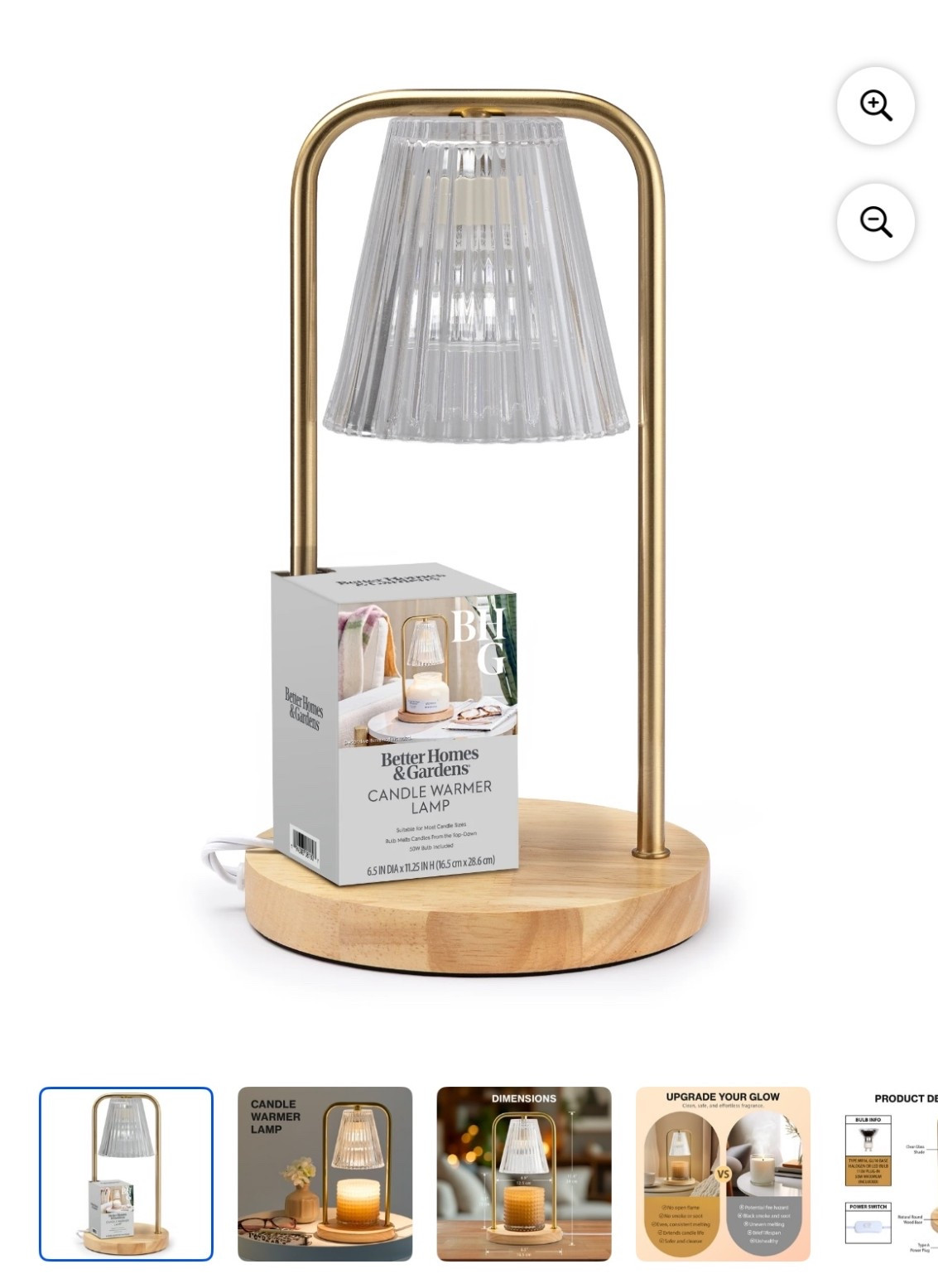 Pretty gold and glass candle warmer #candlewarmer 

#LTKHome