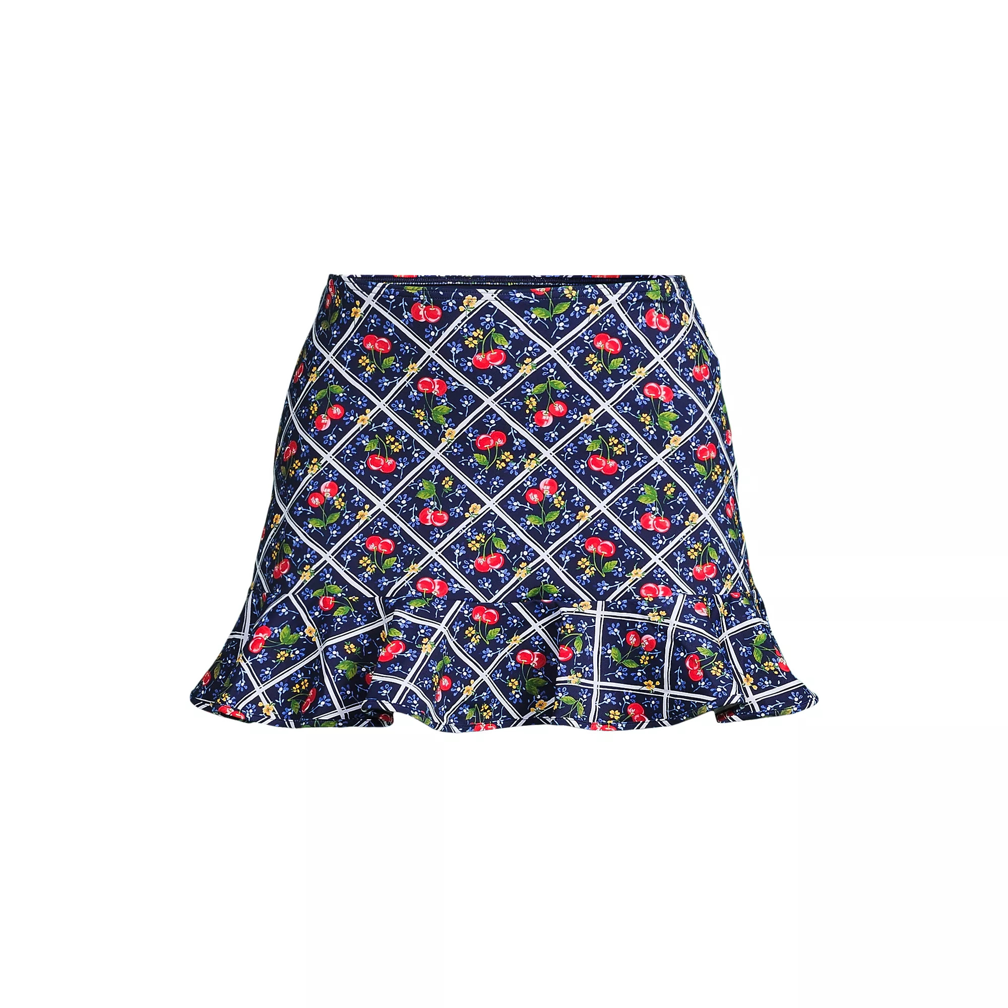 Women's Ruffle Hem Mini Swim Skirt | Lands' End (US)