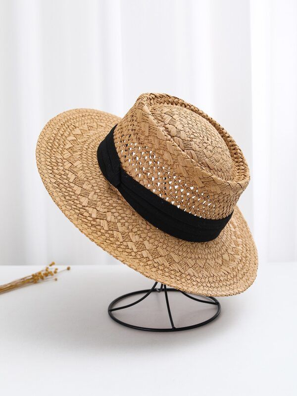 Hollow Out Straw Hat | SHEIN