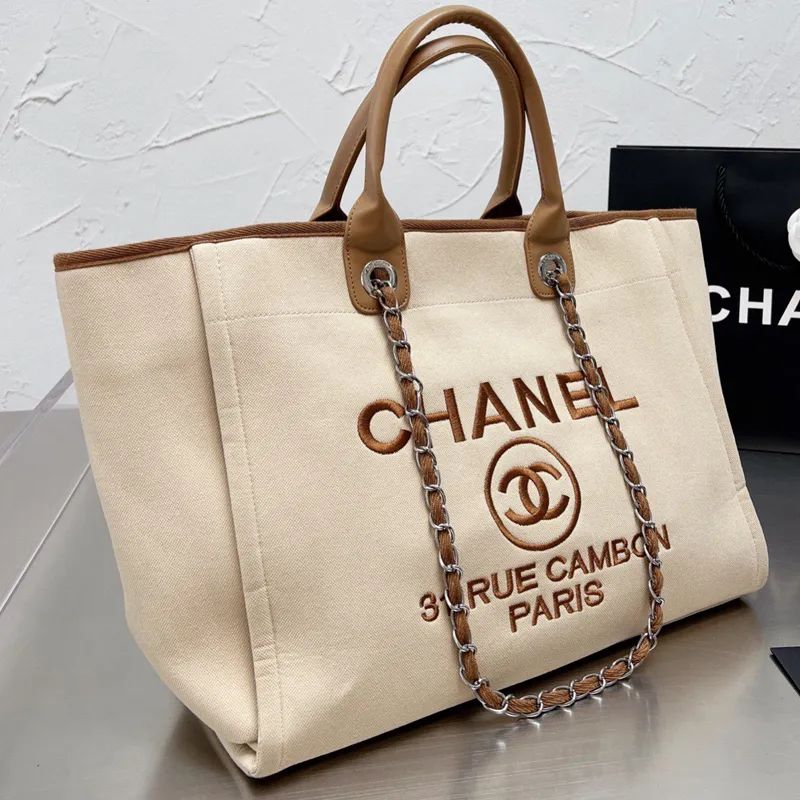 Chanel Shopping Bag CoCo Handbags Purses Shoulder Beach Bag Canvas Totes Bags | Dhg8 | DHGate