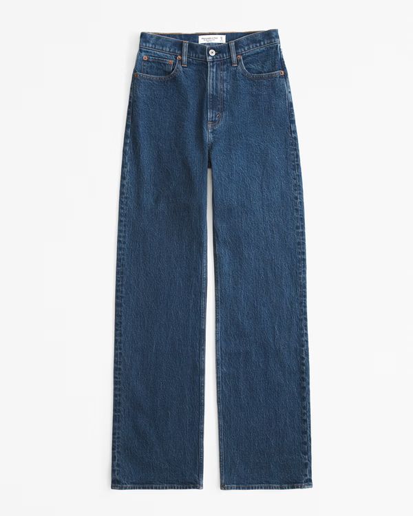 Women's High Rise 90s Relaxed Jean | Women's New Arrivals | Abercrombie.com | Abercrombie & Fitch (US)