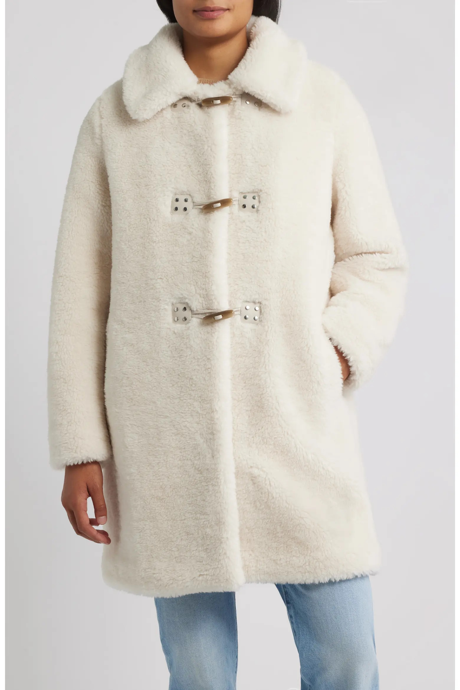 Faux Fur Toggle Coat (Women) | Nordstrom | Nordstrom