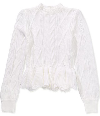 A Loves A Big Girls Peplum Sweater | Dillard's | Dillard's