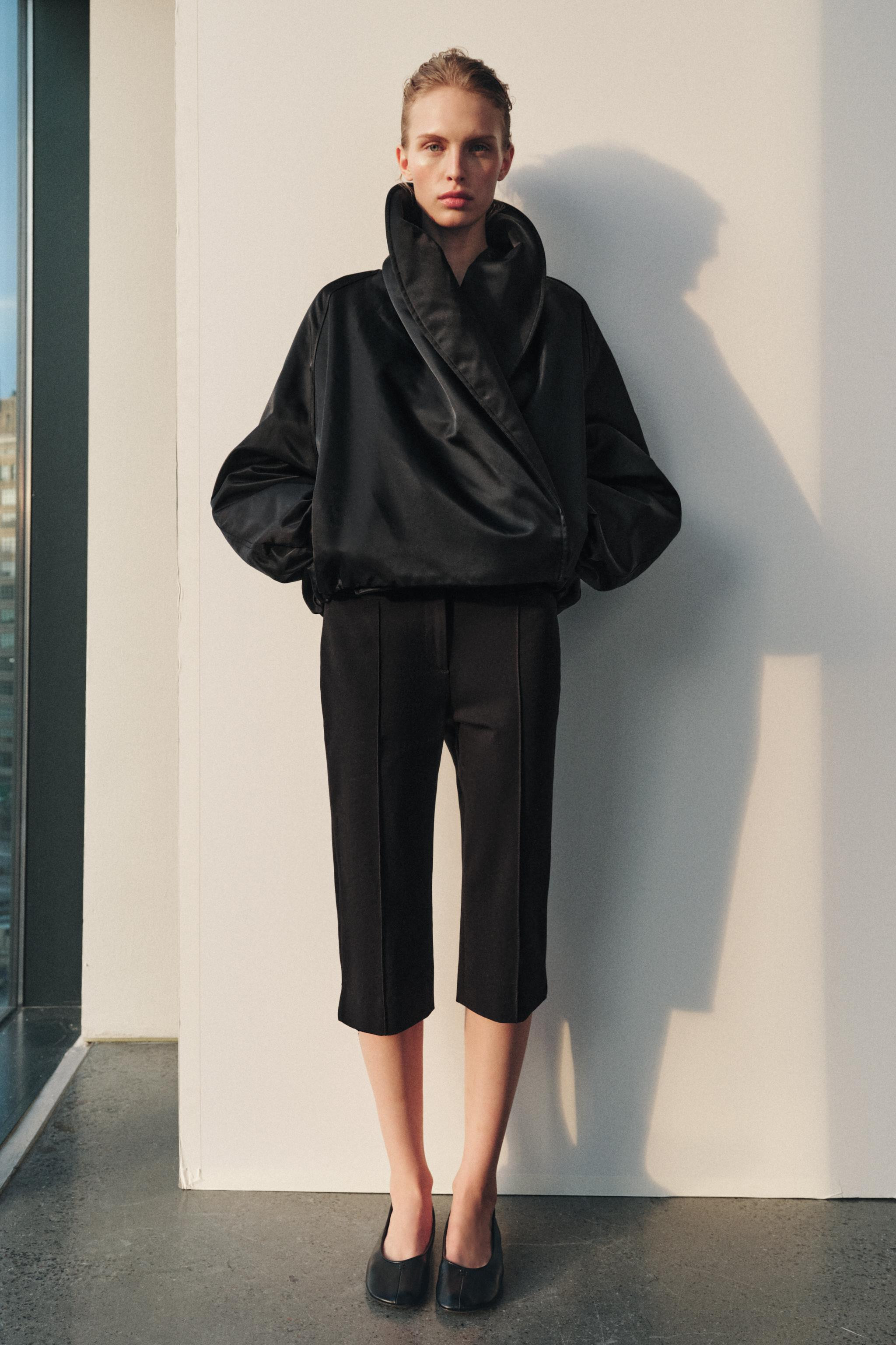 ZW COLLECTION PADDED BOMBER JACKET | Zara US