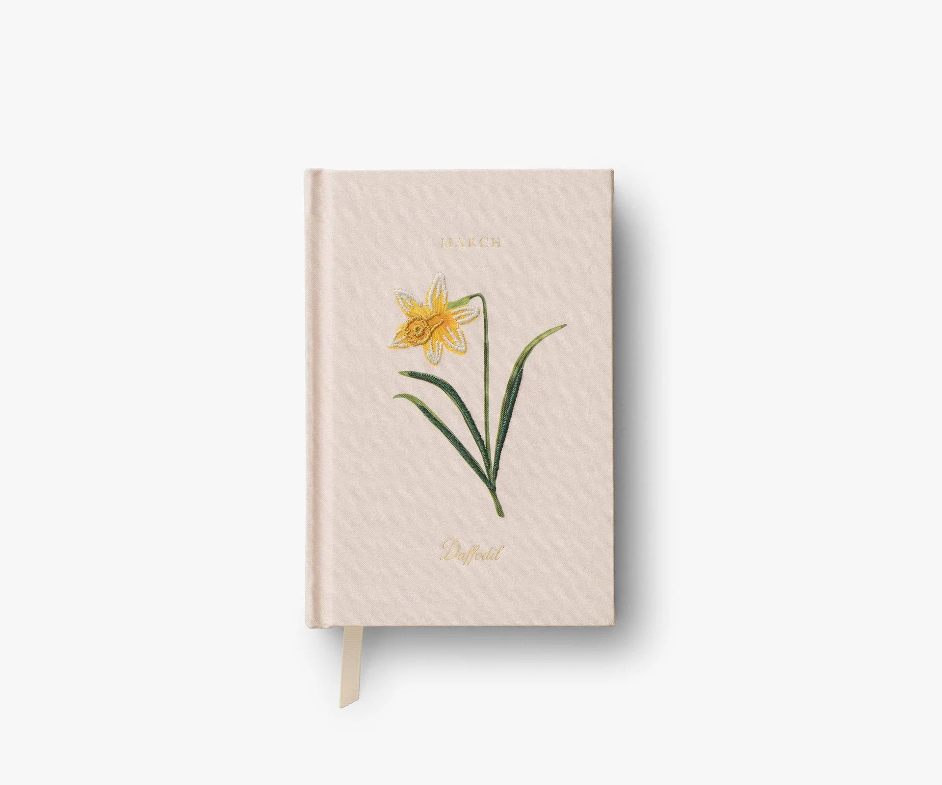 Birth Month Mini Embroidered Journal - March | Rifle Paper Co.