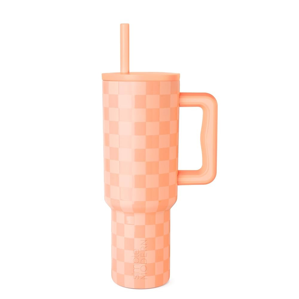 Simple Modern 40 oz Tumbler with Handle and Straw Lid | Leak-Proof Insulated Stainless Steel Wate... | Amazon (US)