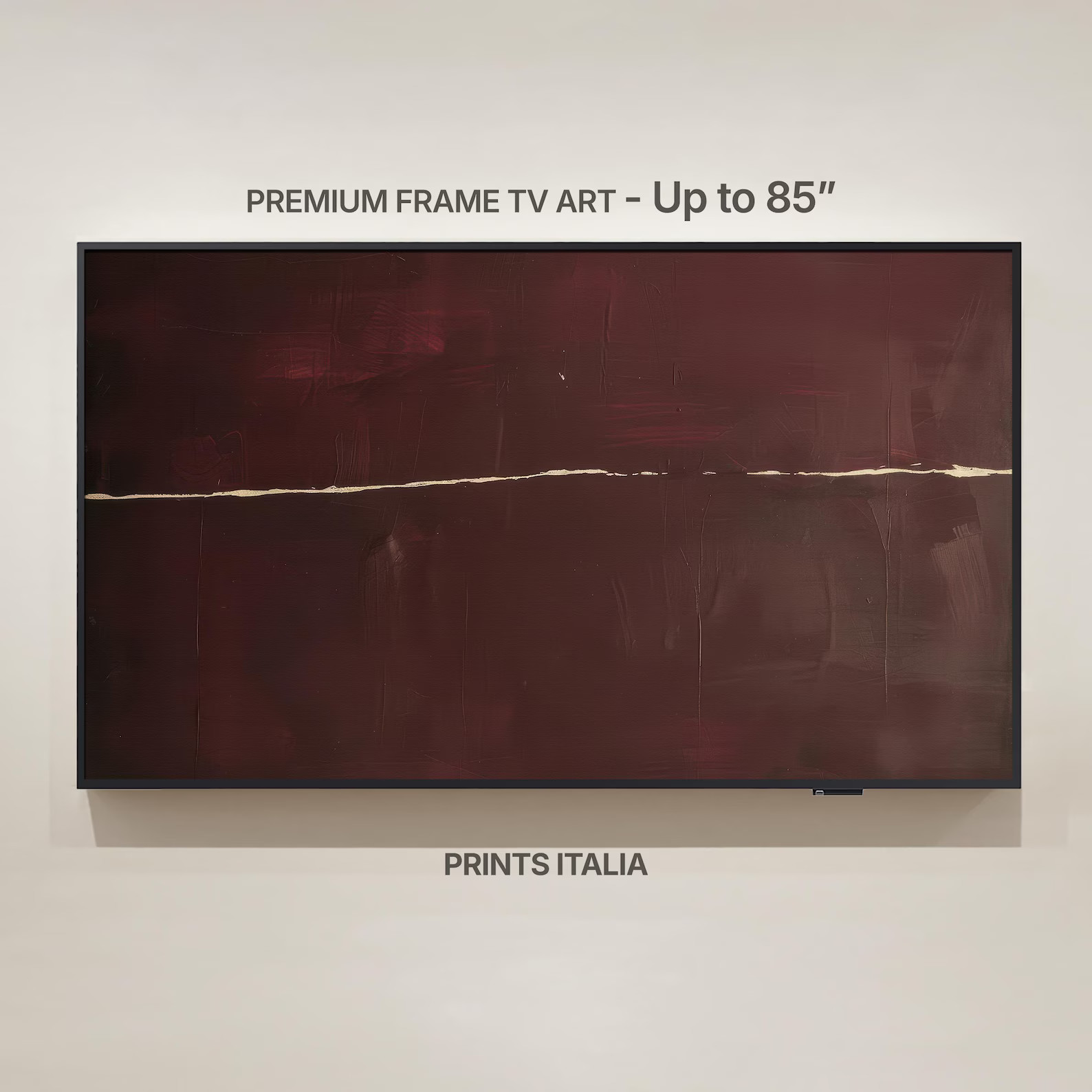 Frame Tv Boho Abstract Burgundy Painting, Samsung Frame Tv Minimalist Art Digital Download | Appl... | Etsy (US)