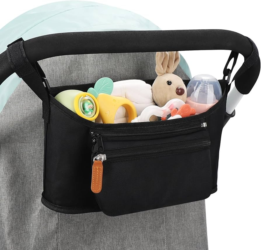 Accmor Universal Stroller Organizer with Detachable Phone Bag, Stroller Bag Caddy Organizer Strol... | Amazon (US)