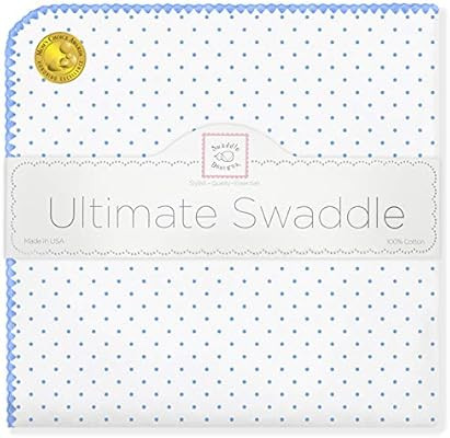 SwaddleDesigns Ultimate Swaddle, X-Large Receiving Blanket, Made in USA, Premium Cotton Flannel, ... | Amazon (US)