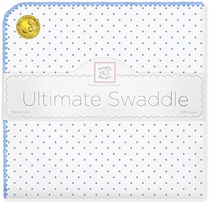 SwaddleDesigns Ultimate Swaddle, X-Large Receiving Blanket, Made in USA, Premium Cotton Flannel, ... | Amazon (US)