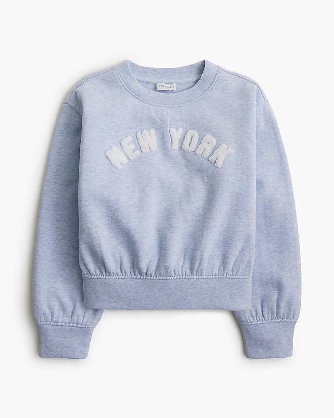 Girls' New York sweatshirt | J.Crew Factory