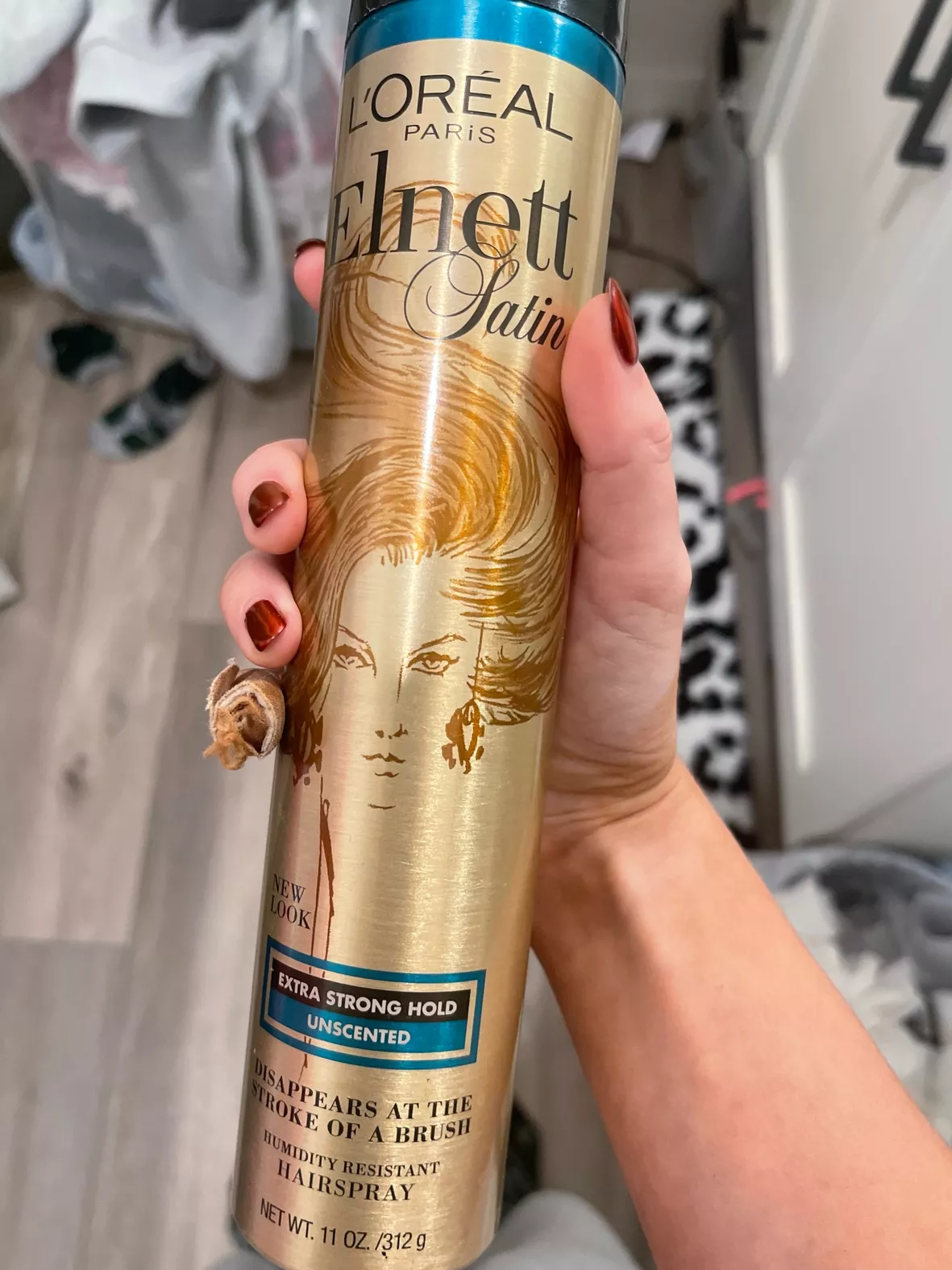 L'Oreal Elnett Satin Hairspray, Extra Hold - 11 oz can
