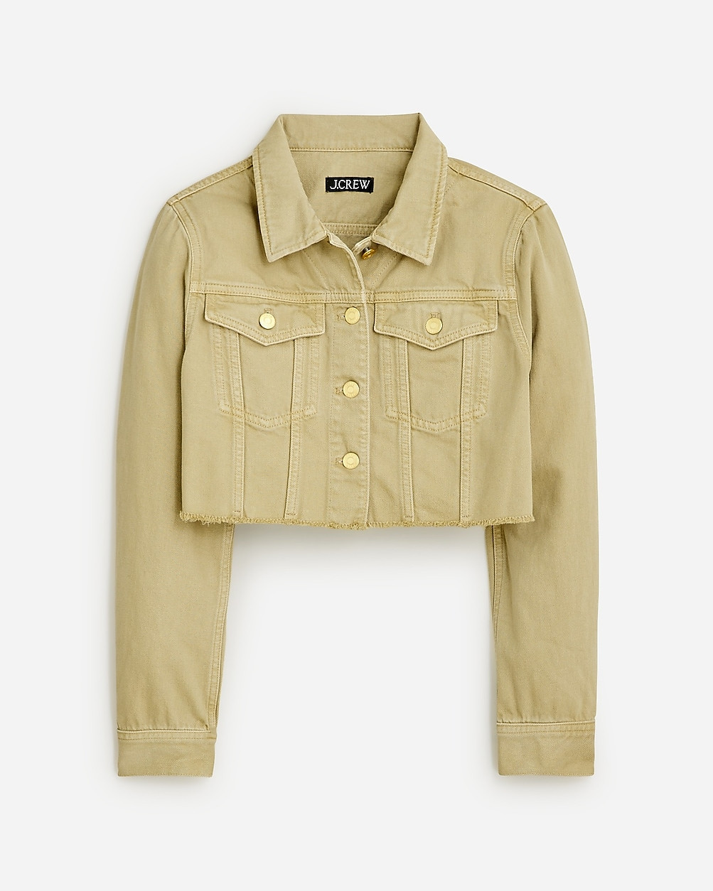 Limited-edition cropped classic denim jacket | J. Crew US