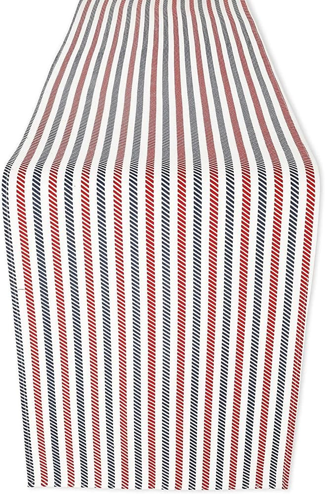 Folkulture Fourth of July Table Runner 108 Inches Long for Patriotic Décorations, 100% Cotton Bo... | Amazon (US)
