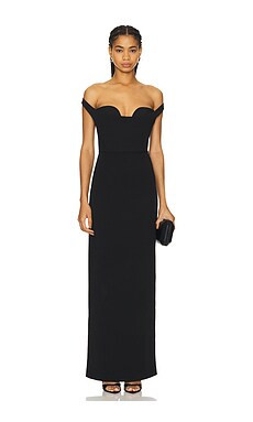 SOLACE London Serina Maxi Dress in Black from Revolve.com | Revolve Clothing (Global)