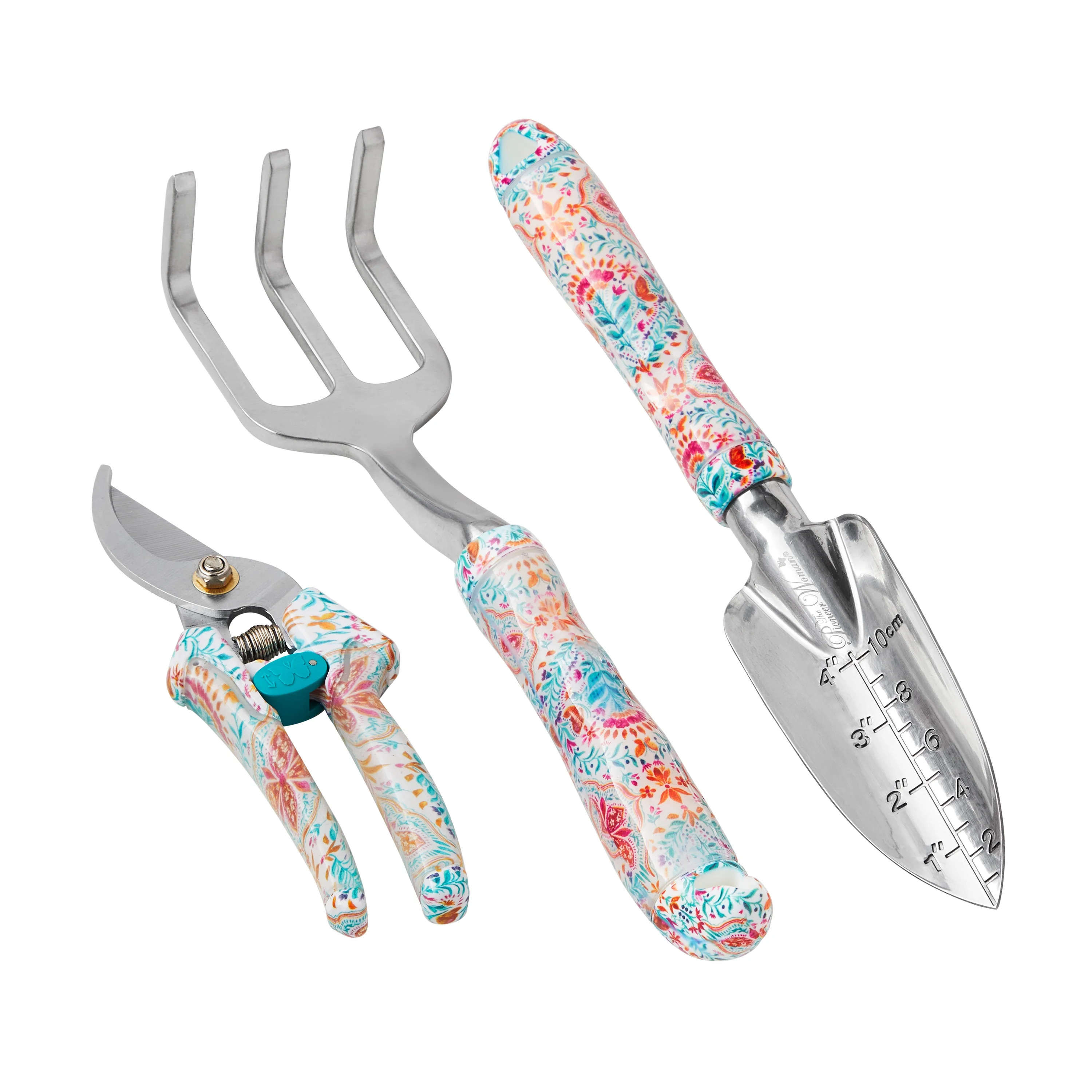 The Pioneer Woman Folk Geo Garden Tool Set (3 Pieces) - Walmart.com | Walmart (US)