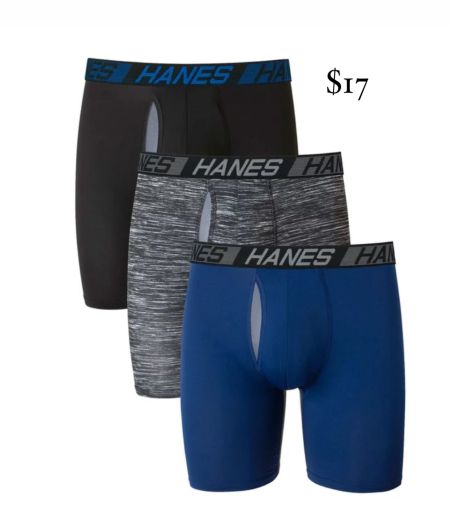 Walmart Hanes X-Temp Total Support Pouch Men's Long Leg Boxer Briefs, Anti-Chafing Underwear, 3-Pack / Father’s Day gift idea 

#LTKFindsUnder50 #LTKMens #LTKSaleAlert