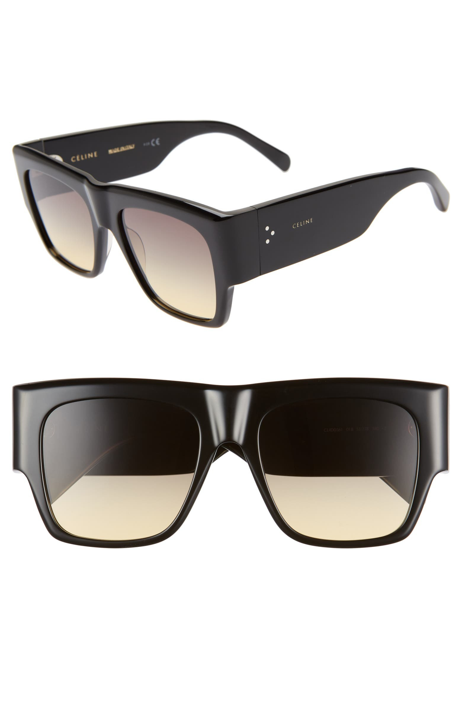 56mm Gradient Flat Top Sunglasses | Nordstrom | Nordstrom