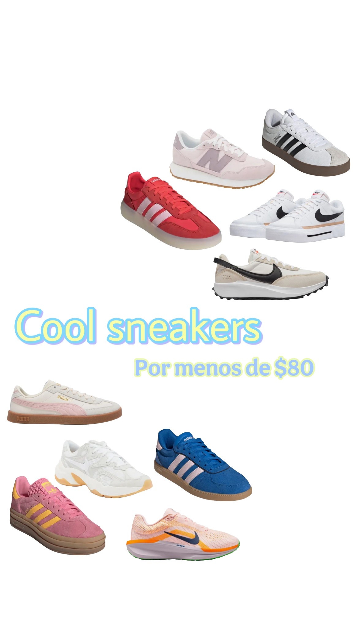 Cool sneakers por menos de $80 ✌🏻

#LTKSummerEdit #LTKShoeCrush