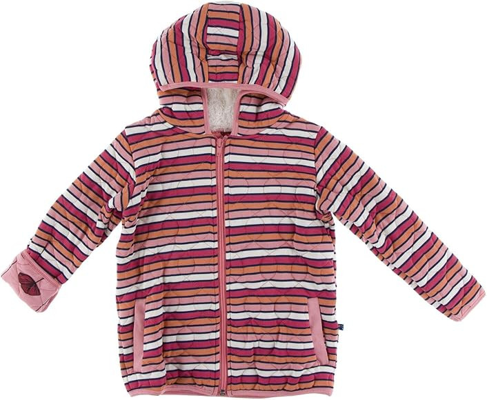 KicKee Pants Print Quilted Jacket with Sherpa-Lined Hood | Amazon (US)