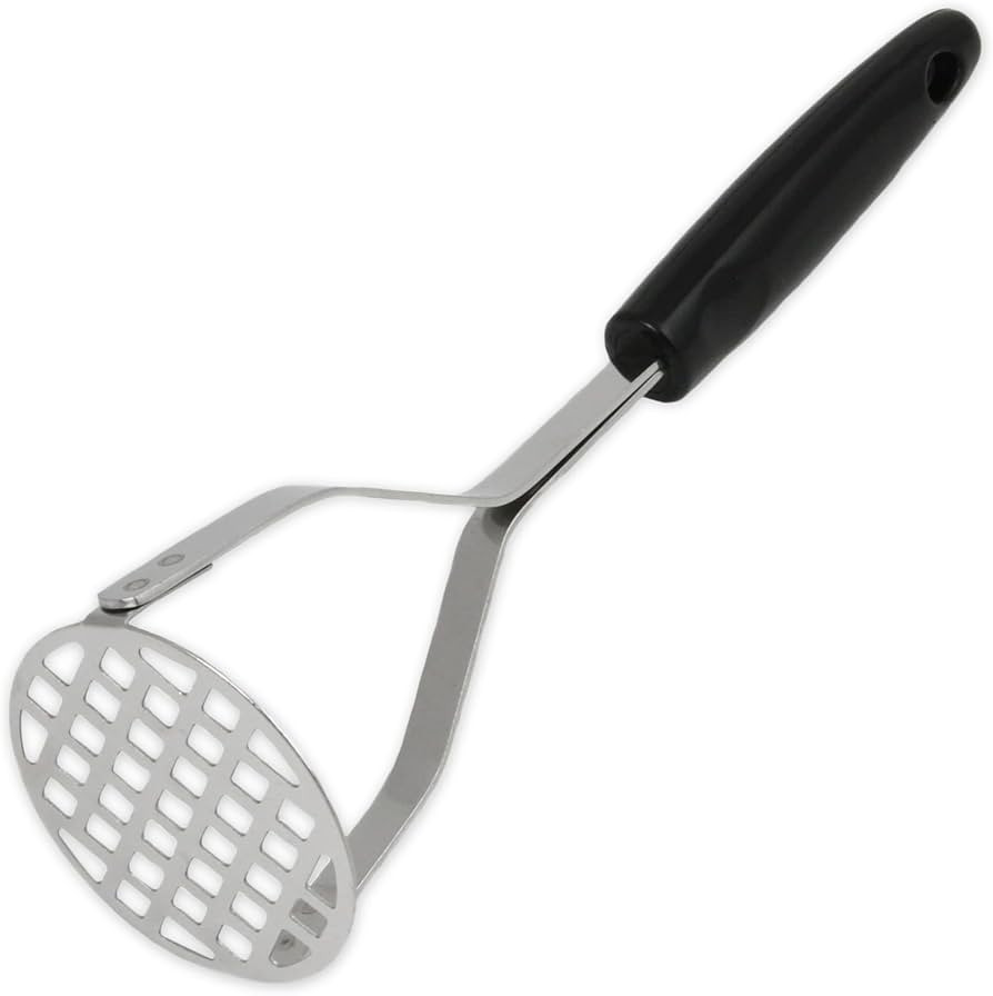 Chef Craft Select Sturdy Masher, 10.25 inch, Stainless Steel/Black | Amazon (US)