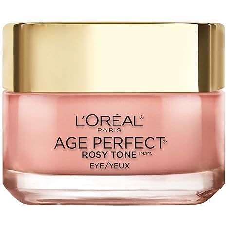 L'Oreal Paris Age Perfect Rosy Tone Anti-Aging Eye Cream, For Dark Circles & Wrinkles .5 oz | Amazon (US)