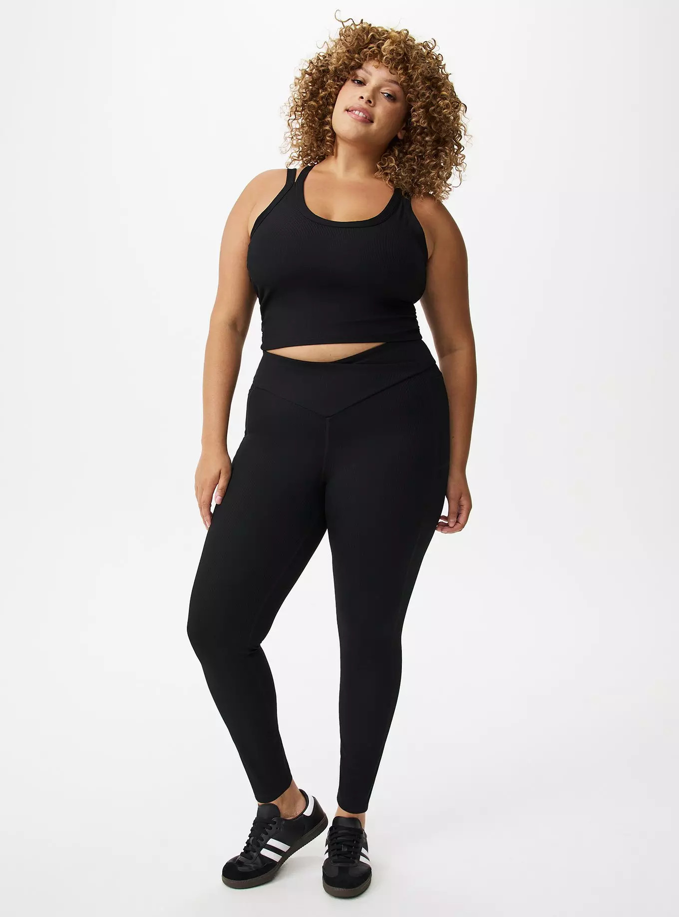 Performance Rib V-Band Active Legging | Torrid (US & Canada)