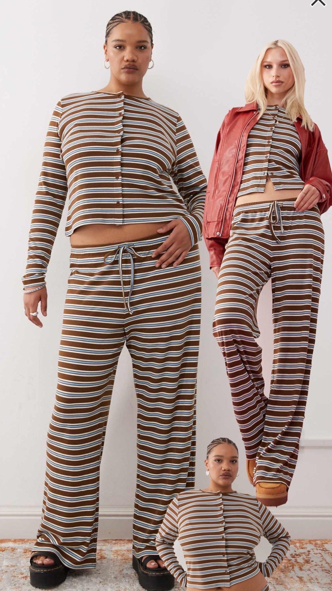 Co ord. trending set. Stripe set. ASOS. Collusion. Comfy outfit. 

#LTKAprilSpotlight #LTKstyletip #LTKcurves